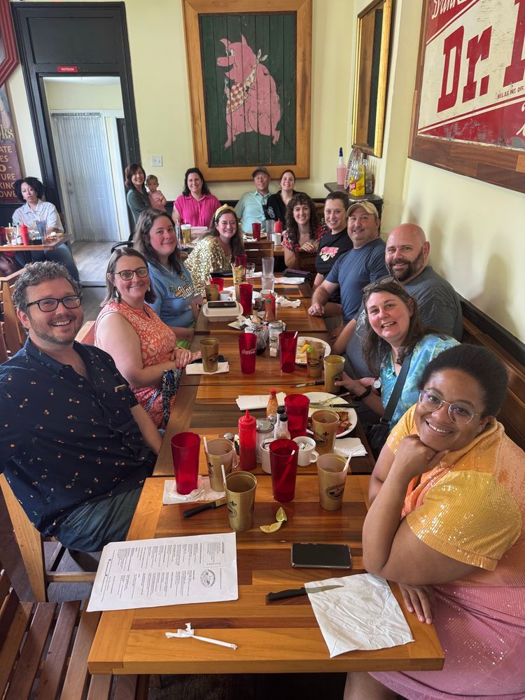 Beautiful humans at a beautiful brunch location