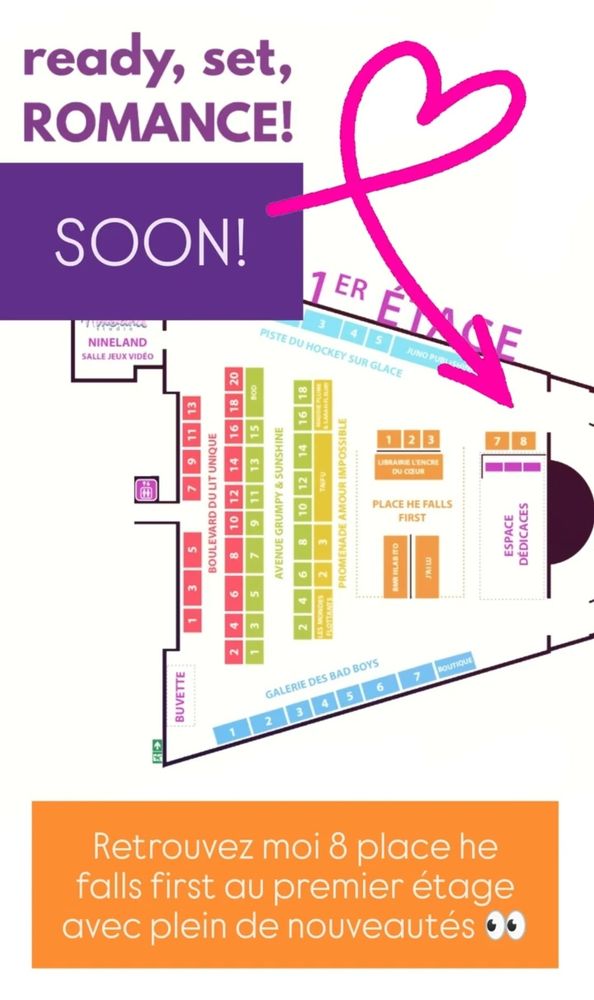 Plan de salon ready set Romance avec mon emplacement