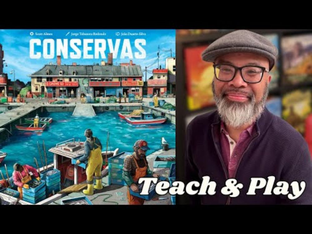 Conservas: Sustainable fishing in this solo game by Scott Almes!
