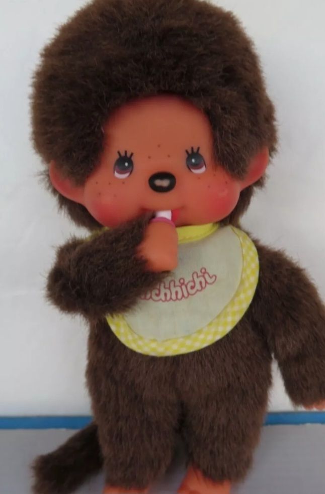 A fucking monchichi fucking cursed monkey toy from long ago