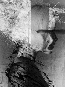 Digital photo manipulation of a black and white female portrait.

Black Romantic Disaster
no faith x Kuroi Jukai

A stolen collaboration, a black romantic disaster.
https://objkt.com/asset/KT1CYxUJNwgwVJCGTcwP2geY3AnopyphScTe/3
