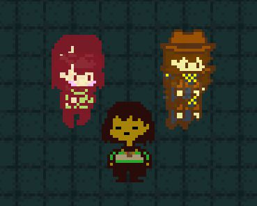 Chara and Clover duplicated after the new True Lab cutscene (I have vanish off if this helps)