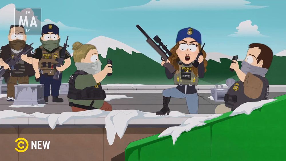 kristi noem talking on phone holding  gun