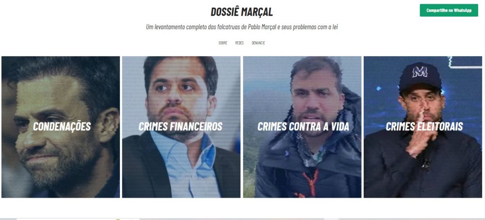 “Dossiê Marçal”: grupo lança site com denúncias contra o ex-coach