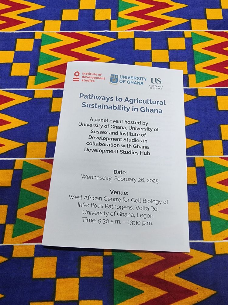 Photo of session programme
