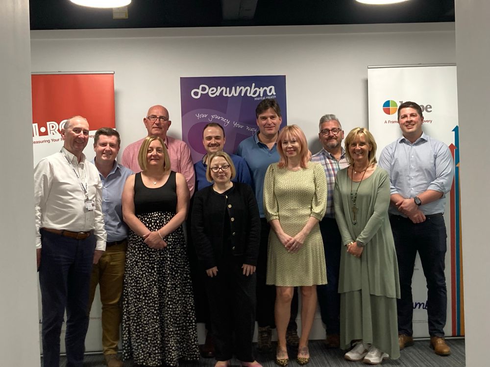 Photo of new board members and leadership team