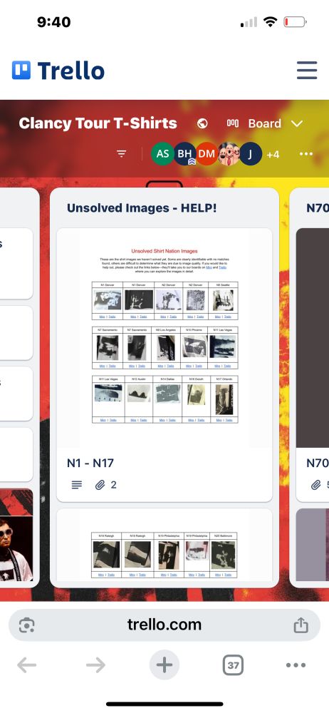 trello board screenshot 3
