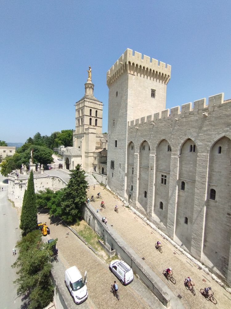 Pope Palace from Avignon.