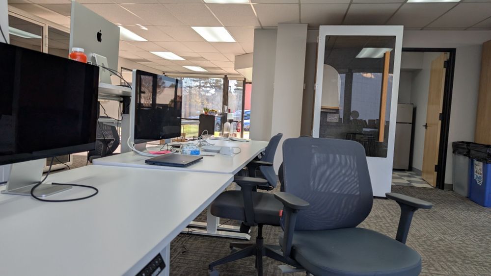 Open floor office space