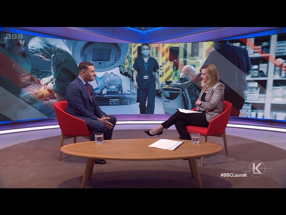 Wes Streeting interviewed by Laura Kuenssberg