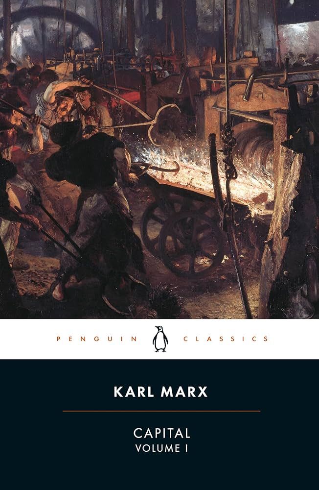 Cover of the Penguin edition of Capital volume 1