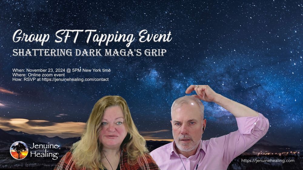 Dismantle fear-based control and restore compassion with Jen Ward's SFT tapping session. Break free from Dark MAGA's grip and reclaim universal empowerment!