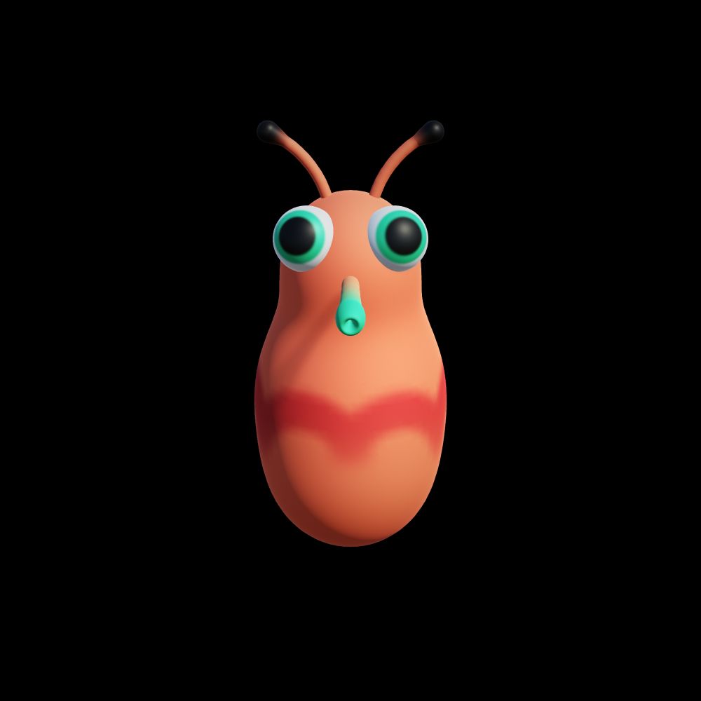 A render of a nugget creature.
