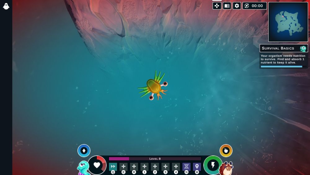 A screenshot from cell stage, showing the mentioned visual effects.