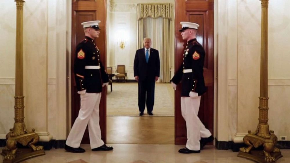 President Donald Trump has stepped up using the White House as an RNC political backdrop despite ethical, legal concerns.