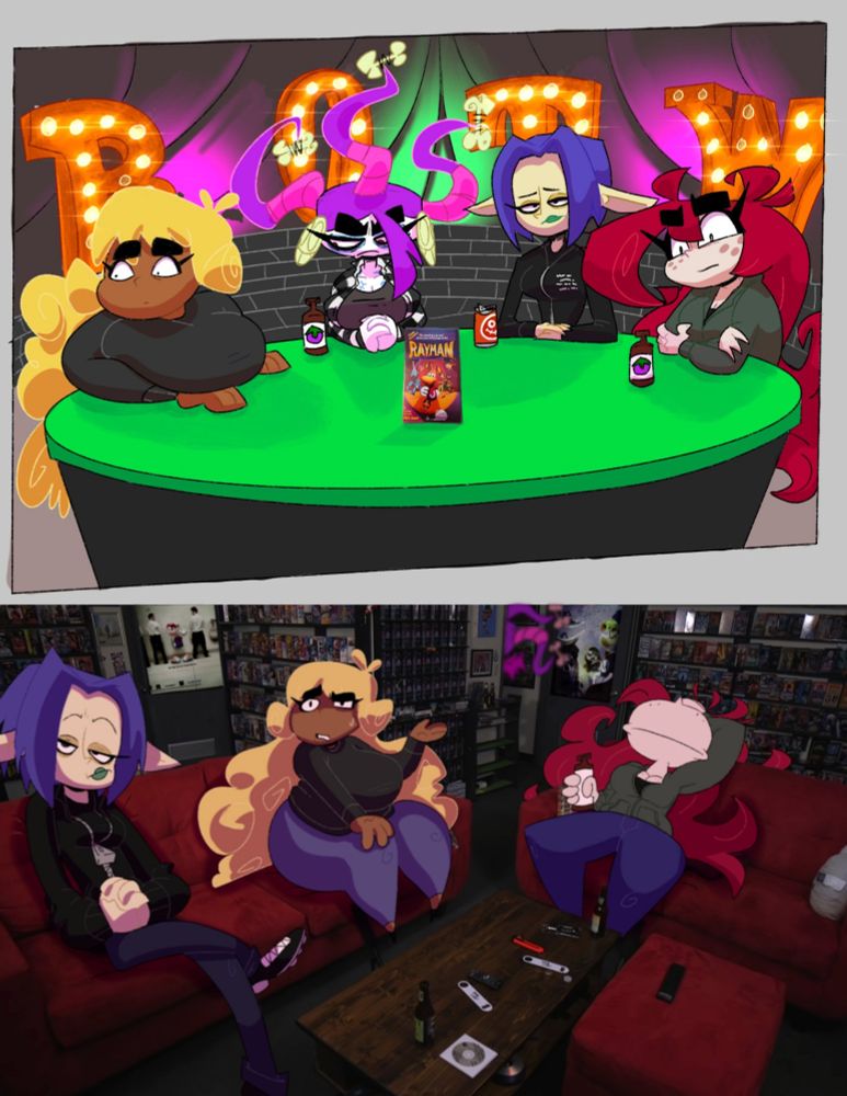 The hack frauds Edith up, Voodoo mama, Ly, and Betilla