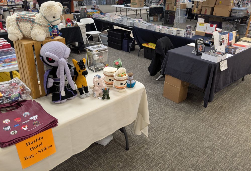 Another angle, my table at TTCC