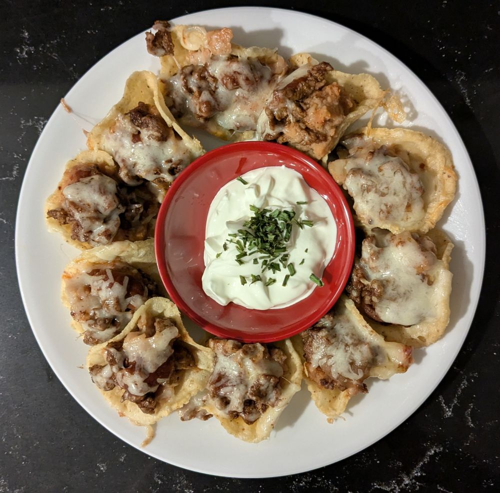 Steak nachos for the gamergirl.