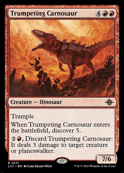 Mtg Card: Trumpeting Carnosaur
