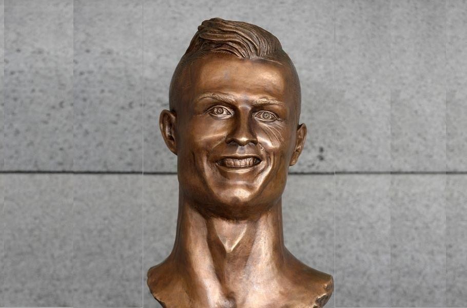 skulptur von cristiano ronaldo