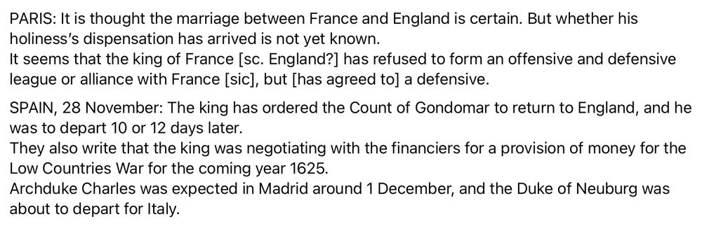 News from Paris and Spain (Madrid?) in Nieuwe Tijdinghen 1624 issue 114