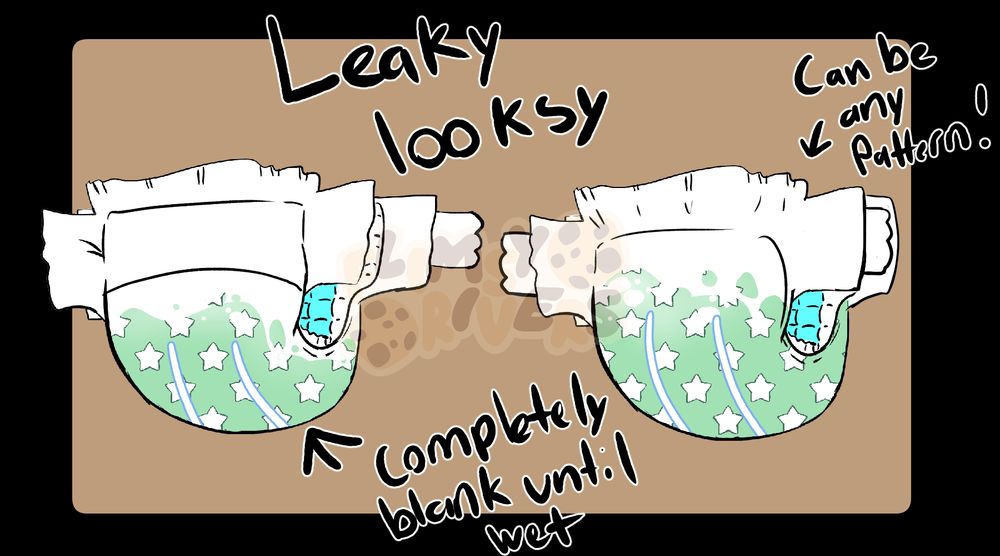Mint+ star patterned leaky looksy