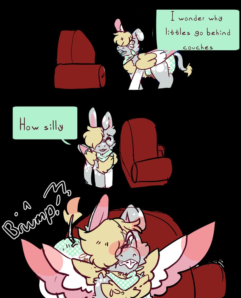 Fickle wandering to the back of the couch to see why Littles always hide behind them