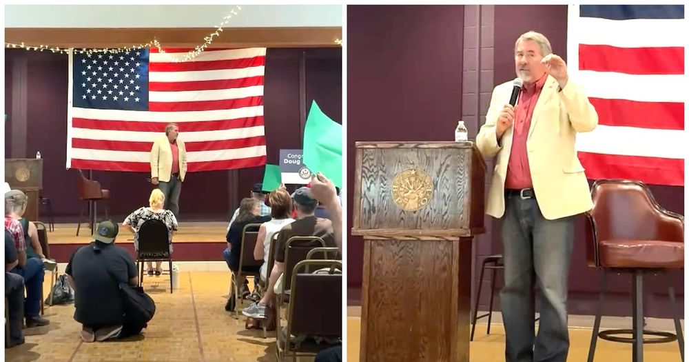 Rep. Doug LaMalfa of California had a tough time selling Donald Trump’s domestic agenda to voters back home.