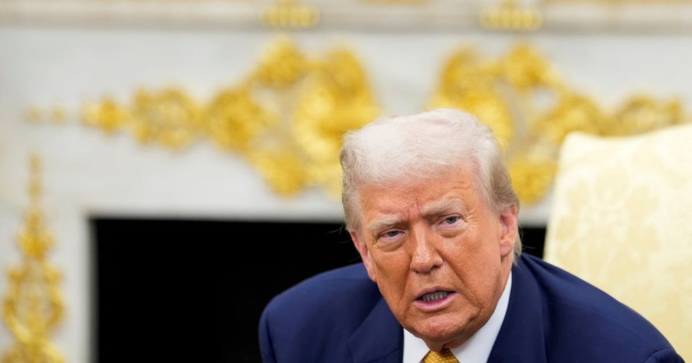 It might not have seemed possible but he did it: The Oval is going even more like Saddam’s palace.
