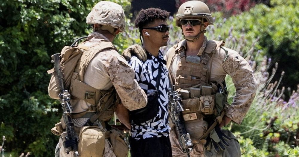 Trump’s L.A. Marines Zip-Tie Veteran in First Ever Detention