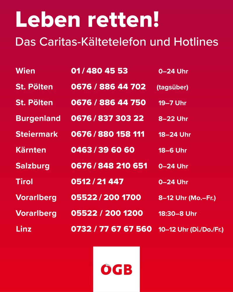ein rotes Schild mit weißem Text