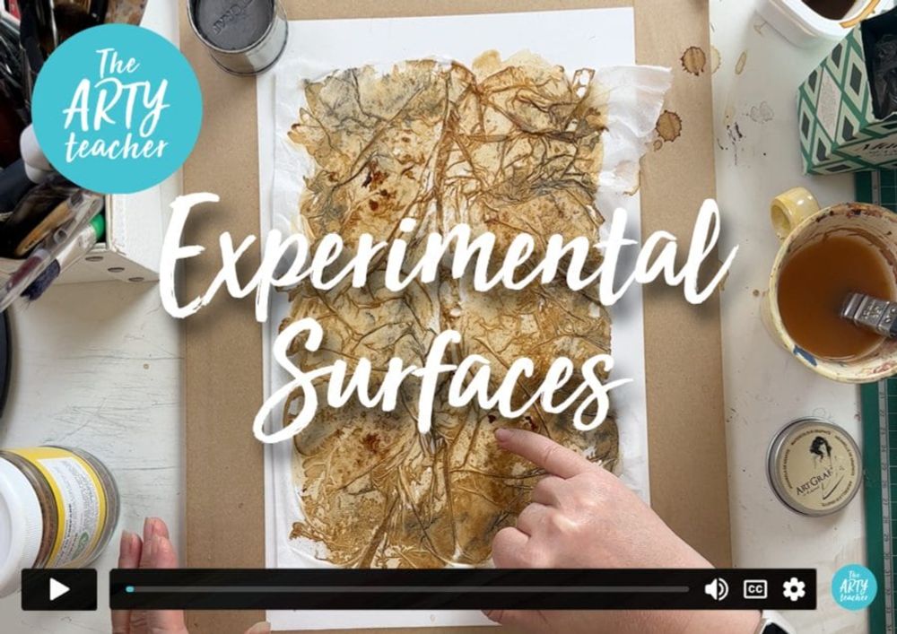 Experimental Surfaces Professional Development - The Arty Teacher