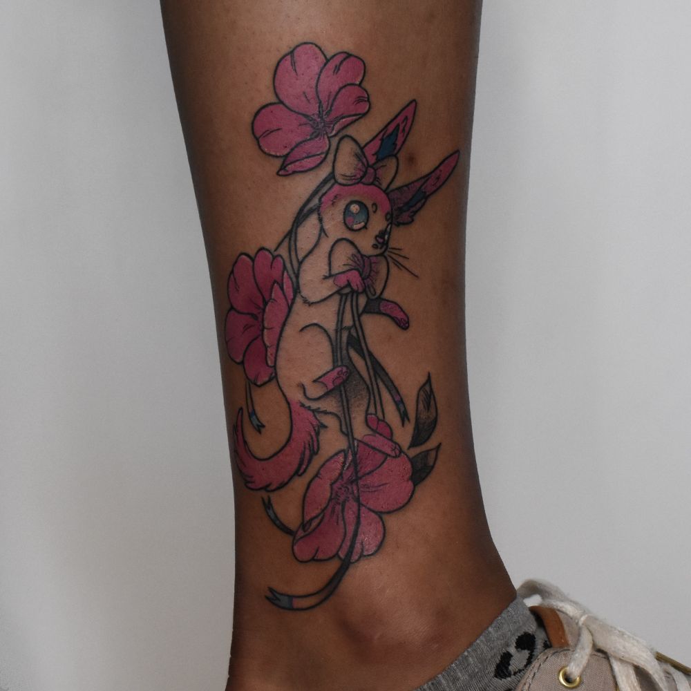 A tattoo of sylveon 