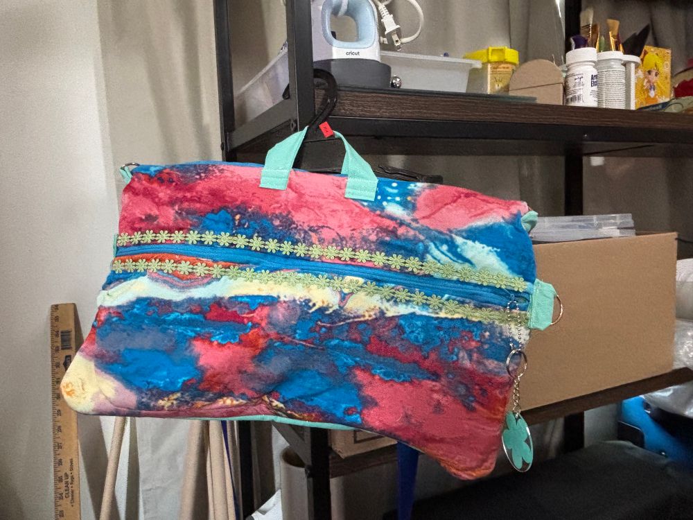 A multicolor laptop bag I made 