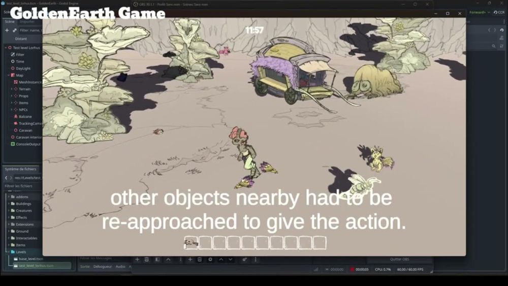 Contextual action on Godot - Devlog 2024 05 29