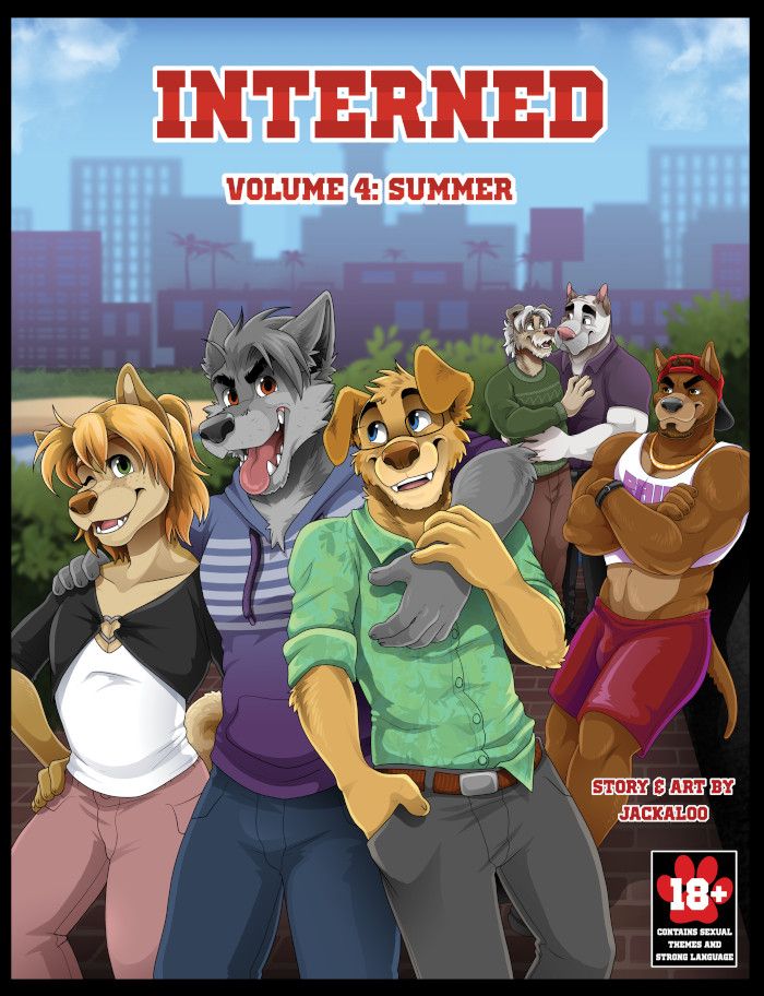 Cover of the graphic novel 'The Internship Part 4: Interned' by Jackaloo
