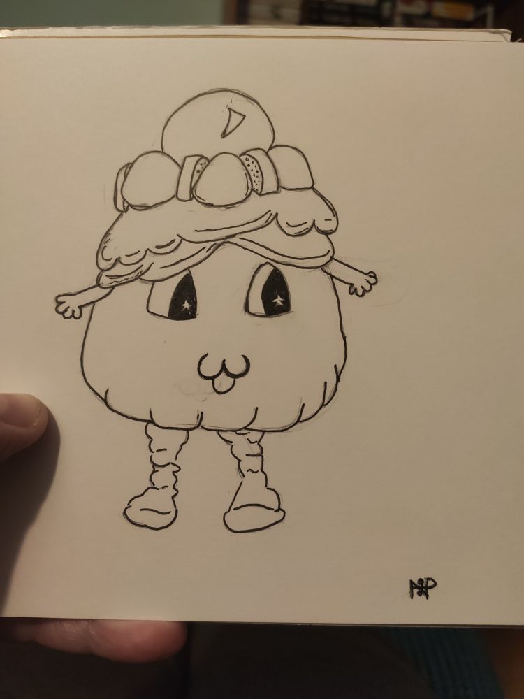 A line drawing of Pabuchan.