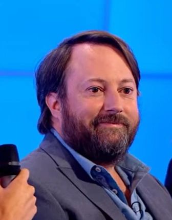 British self-deprecating curmudgeon, David Mitchell