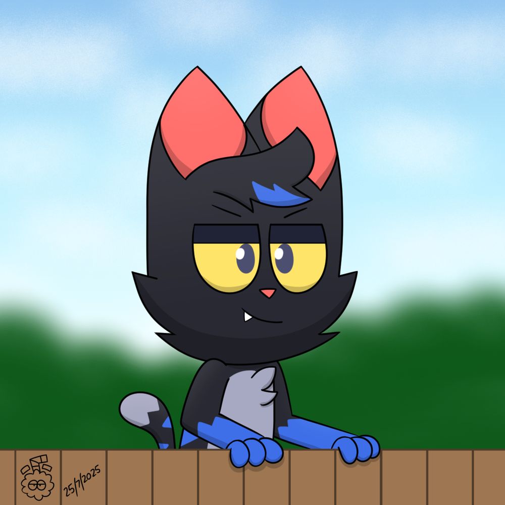 Pascal, looking over a fence.