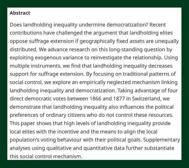 British Journal of Political Science Emmenegger, Thoma & Walter abstract image