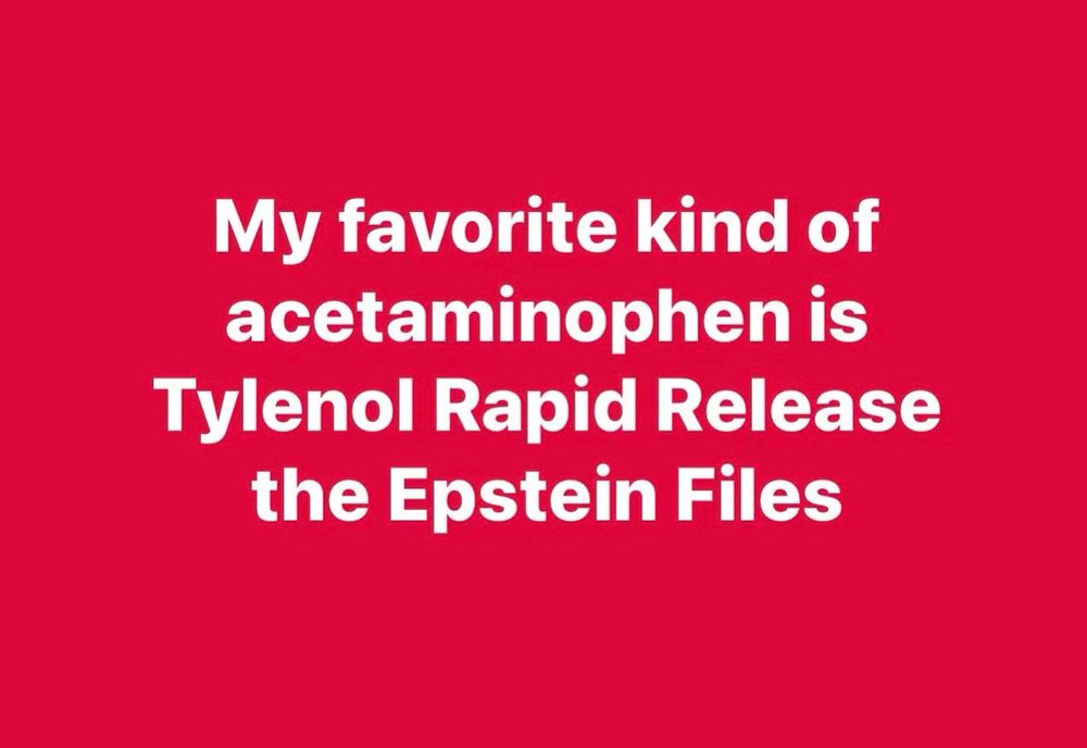 TYLENOL RAPID RELEASE THE EPSTEIN FILES!!!