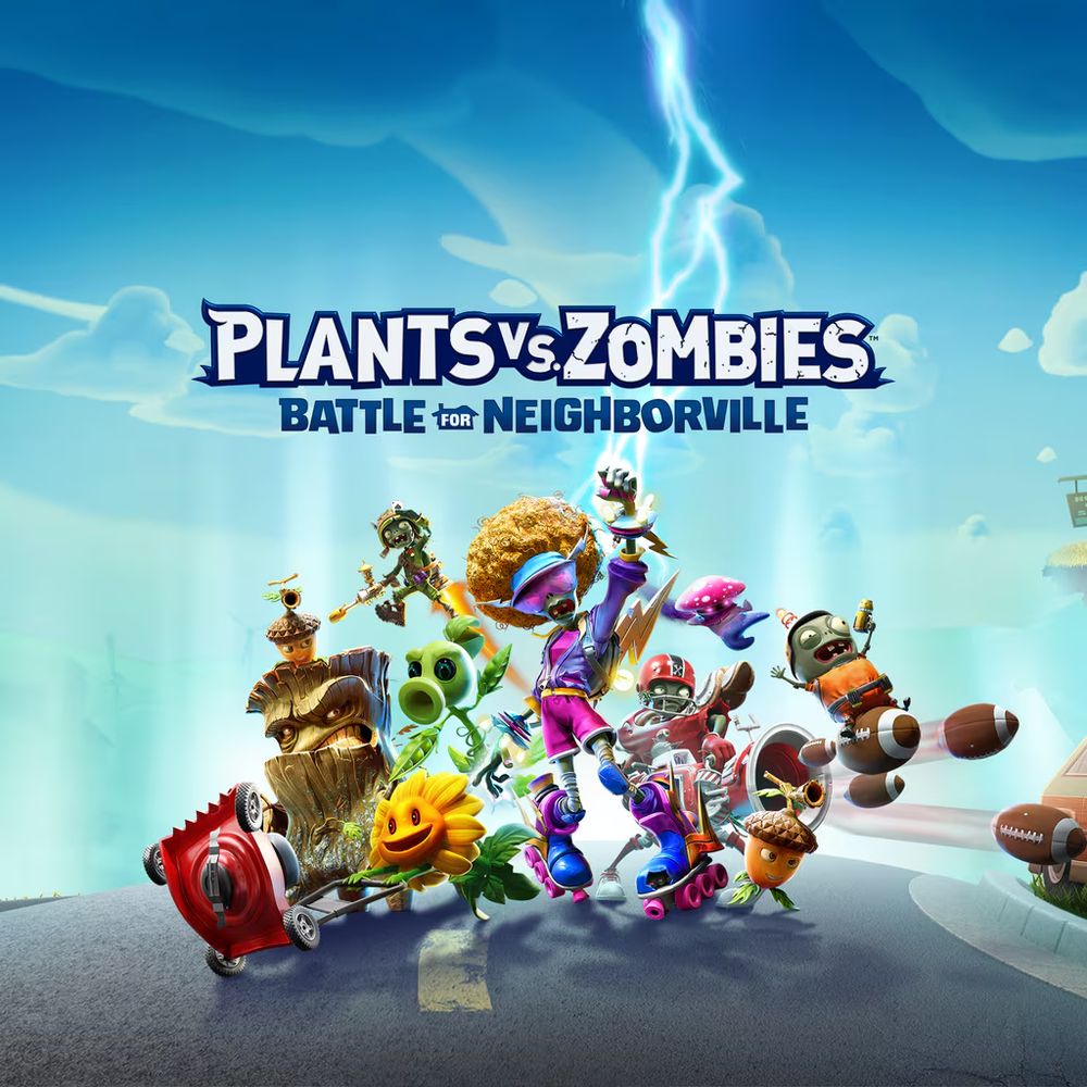 The cover for Plants vs. Zombies: Battle for Neighborville.