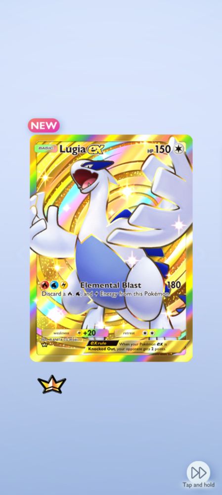 Crown rare Lugia in all its glory