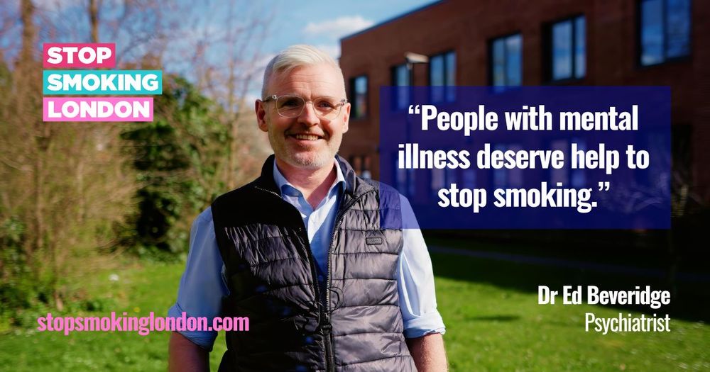 People with mental illness deserve help to stop smoking
Dr Ed Beveridge
Psychiatrist