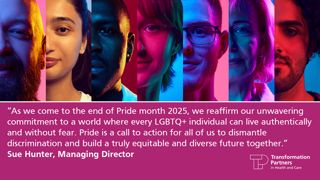 "As we come to the end of Pride month 2025, we reaffirm our unwavering commitment to a world where every LGBTQ+ individual can live authentically and without fear. Pride is a call to action for all of us to dismantle discrimination and build a truly equitable and diverse future together."
Sue Hunter, Managing Director