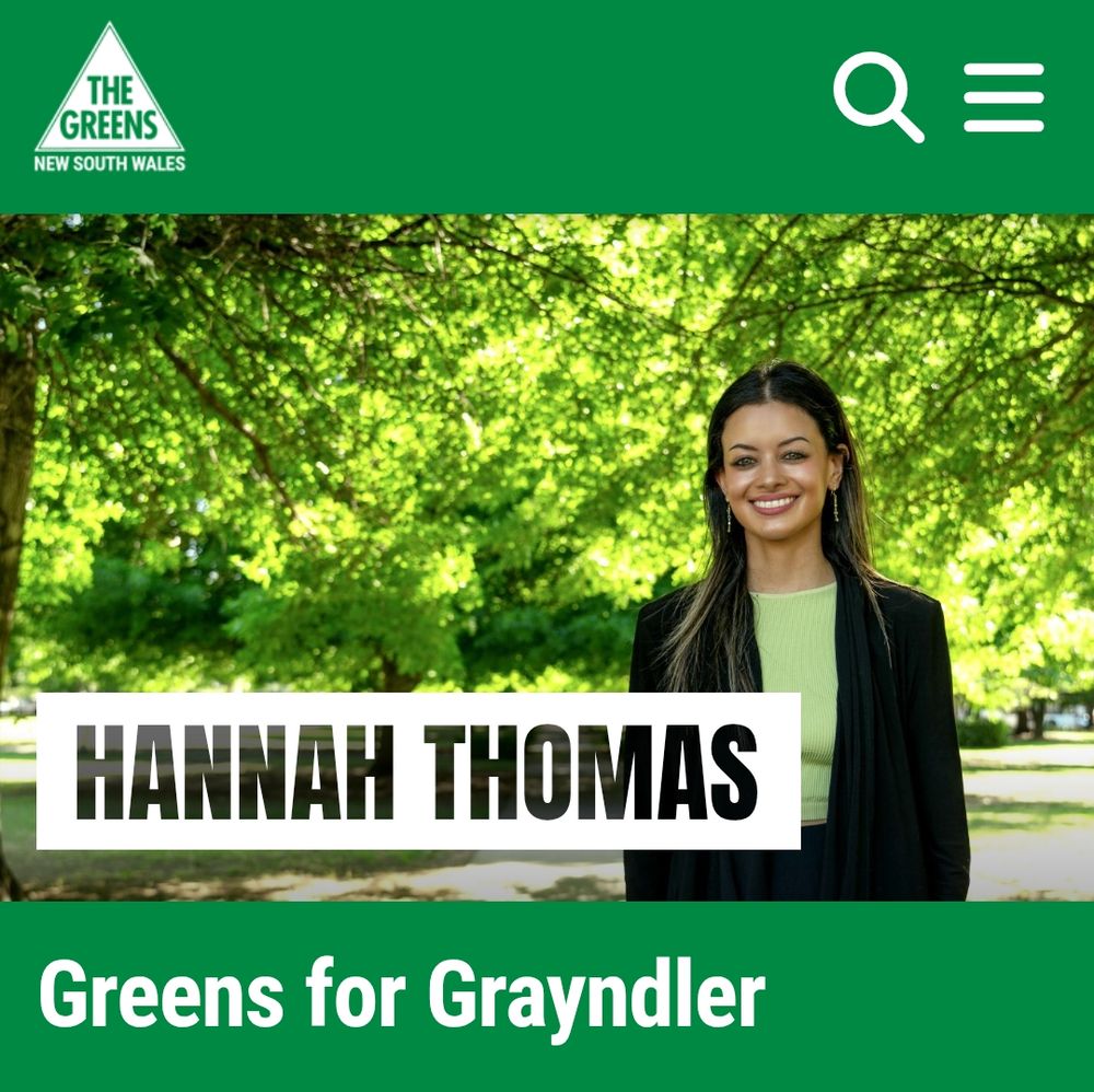 Hannah Thomas
Greens for Grayndler