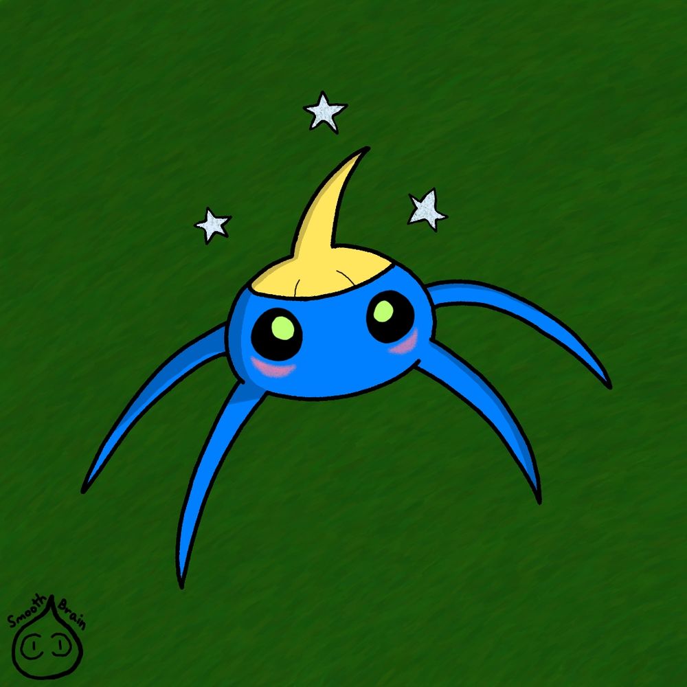 Surskit. Not shiny, but their still a star. (This is what I meant when I said I was ass at shading)