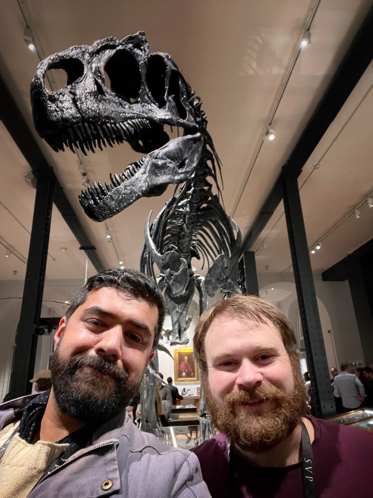 Catching up with friends not seen in years at the icebreaker drinks at the Lapworth Museum in Birmingham, UK. 