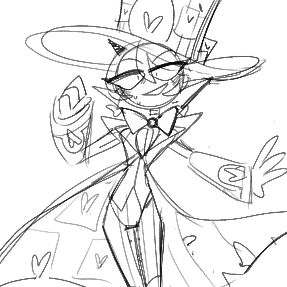 Original Concept art of Piper the hellhare 1