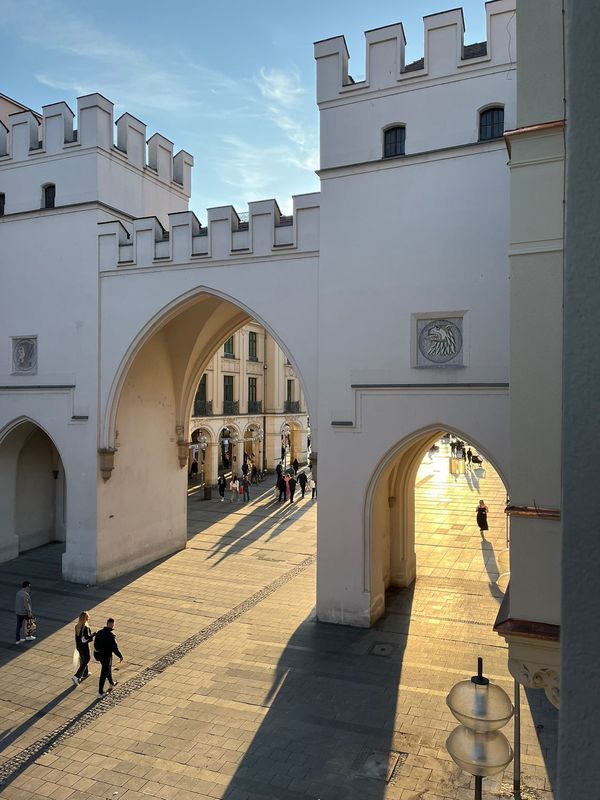 The Karlstor gate in Munich, adjacent to the Institute